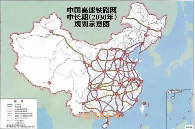 2021年铁路地图,2021年中国铁路地图 2021年这68条铁路计划开建